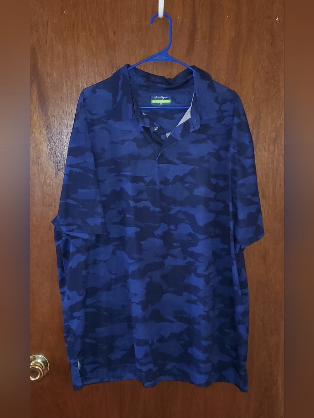 Ben Hogan Performance Blue Camo Polo Shirt Sz 2xl